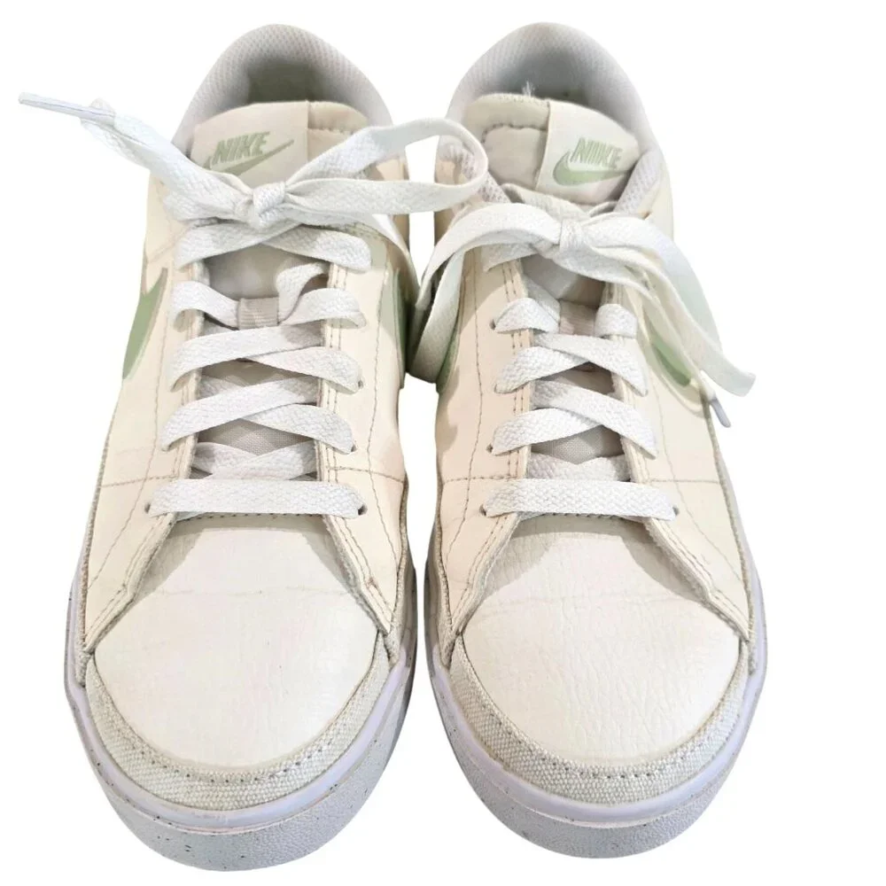 Nike Court Legacy Low Next Nature White Green Sneakers Women Size 7.5 DH3161-002 - Picture 5 of 10